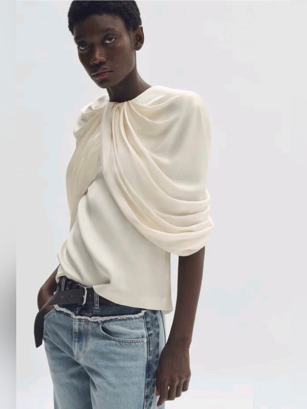 Stella McCartney x H&M Draped Satin Top
